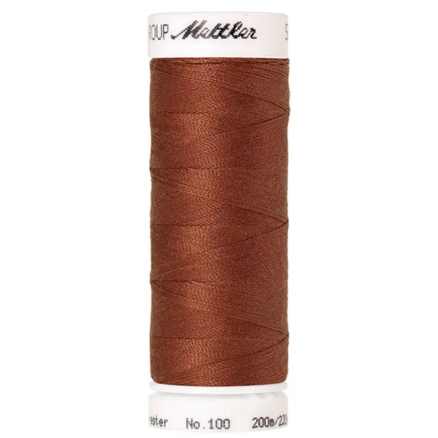 mettler-seralon-fil-coudre-200m-brun-1347-polyester image 1