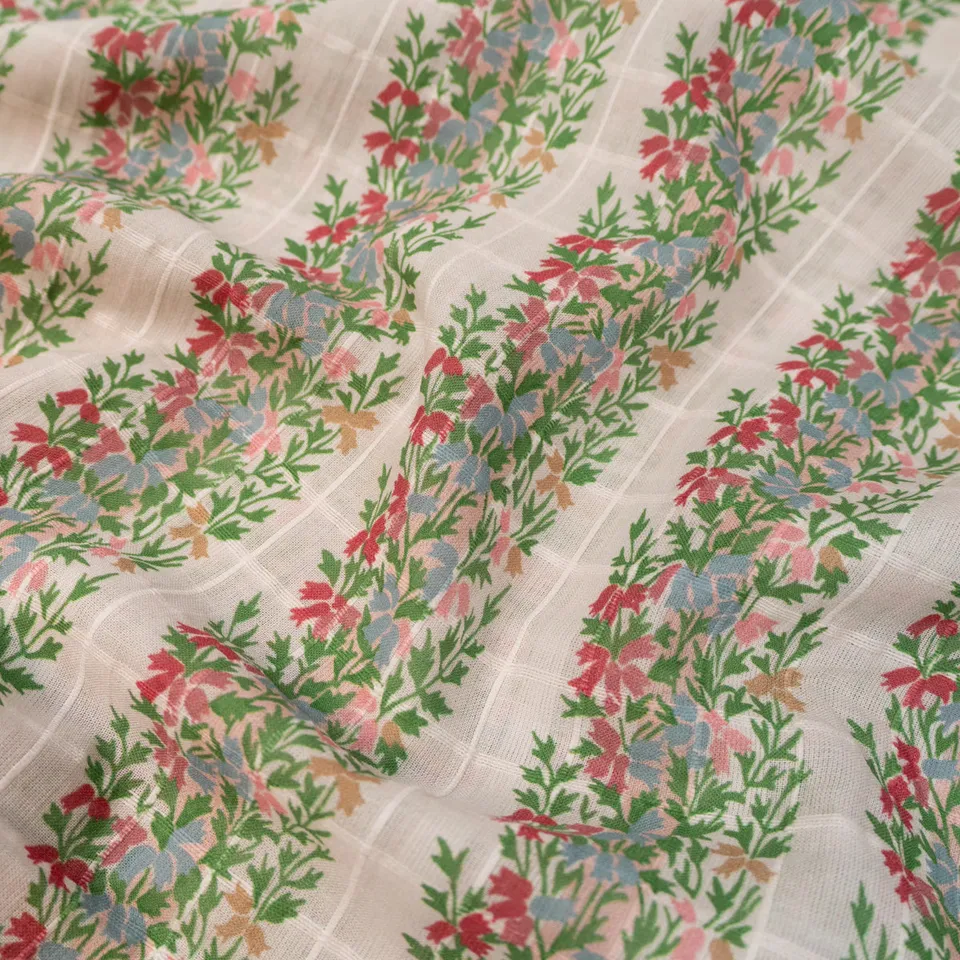 ikat-e-tissus-voile-coton-agatha-cru-vert image 1