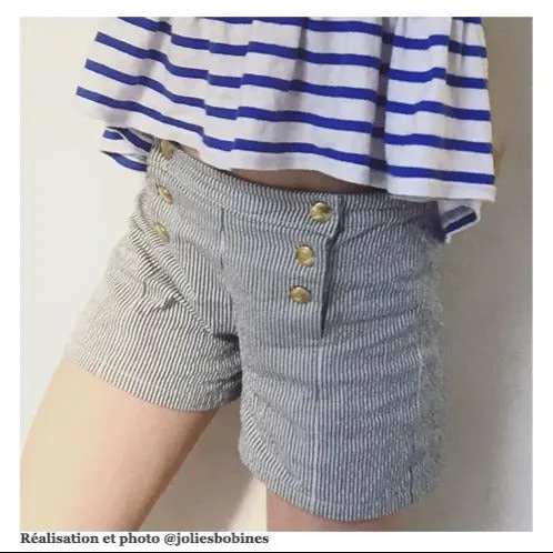ikat-e-sardaigne-patron-couture-short-fille-pdf-3-8-ans image 1