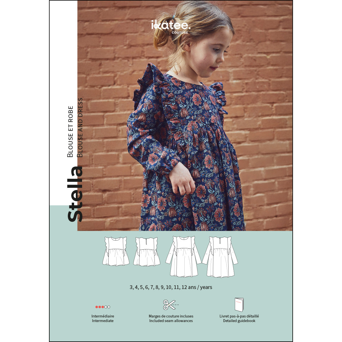 ikatee-stella-patron-blouse-et-robe-fille-pochette-volants image 1