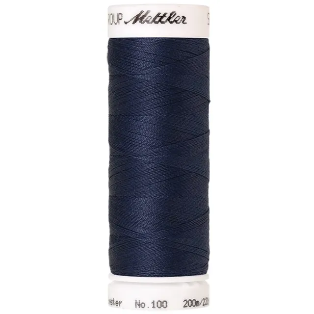 mettler-seralon-585-fil-coudre-200m-bleu-marine image 1