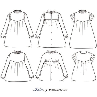 ikat-e-louise-patron-blouse-robe-fille-pochette image 2