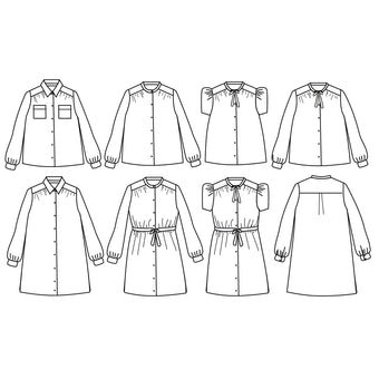 ikat-e-alex-duo-blouse-robe-patron-pdf-femme-34-46-fille image 2