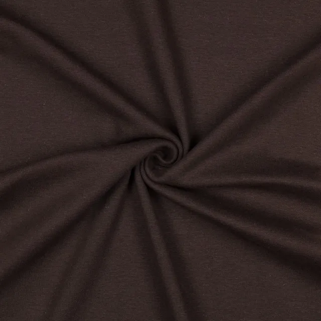 ikat-e-tissus-bord-c-te-gots-chocolat-uni image 1