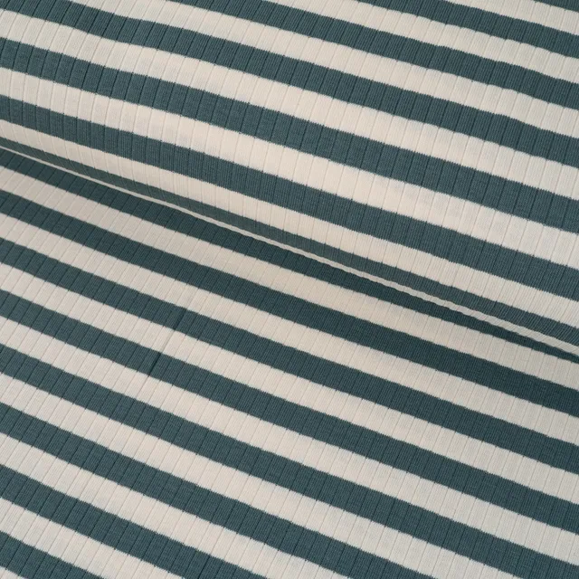 ikat-e-tissus-jersey-c-tel-stretch-rayures-p-trole-cru image 1