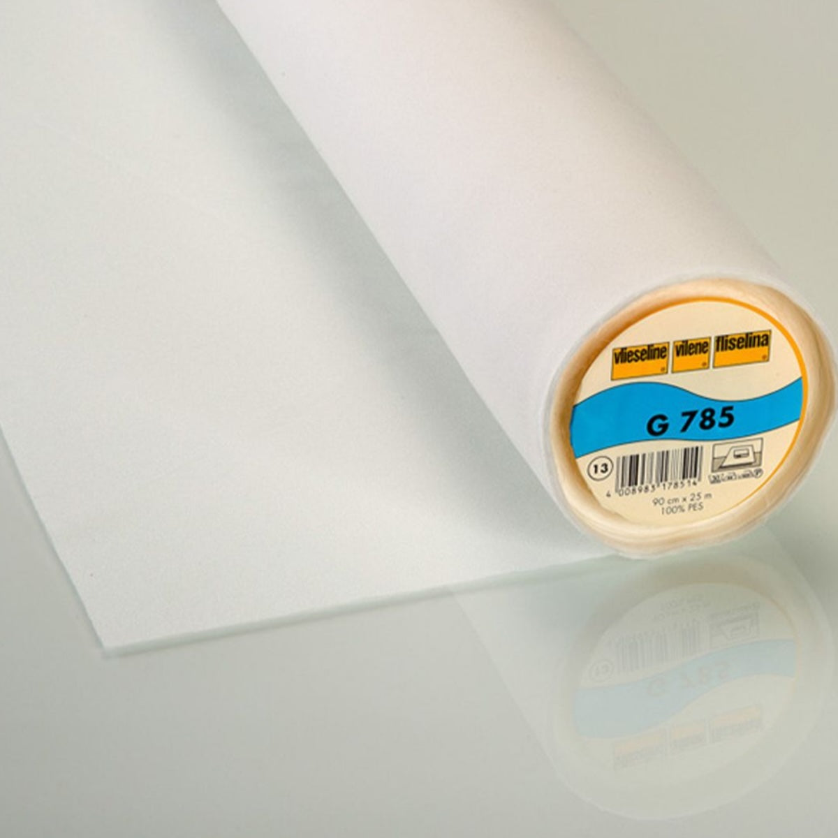 vlieseline-g785-entoilage-thermocollant-blanc-90-cm-fin image 1