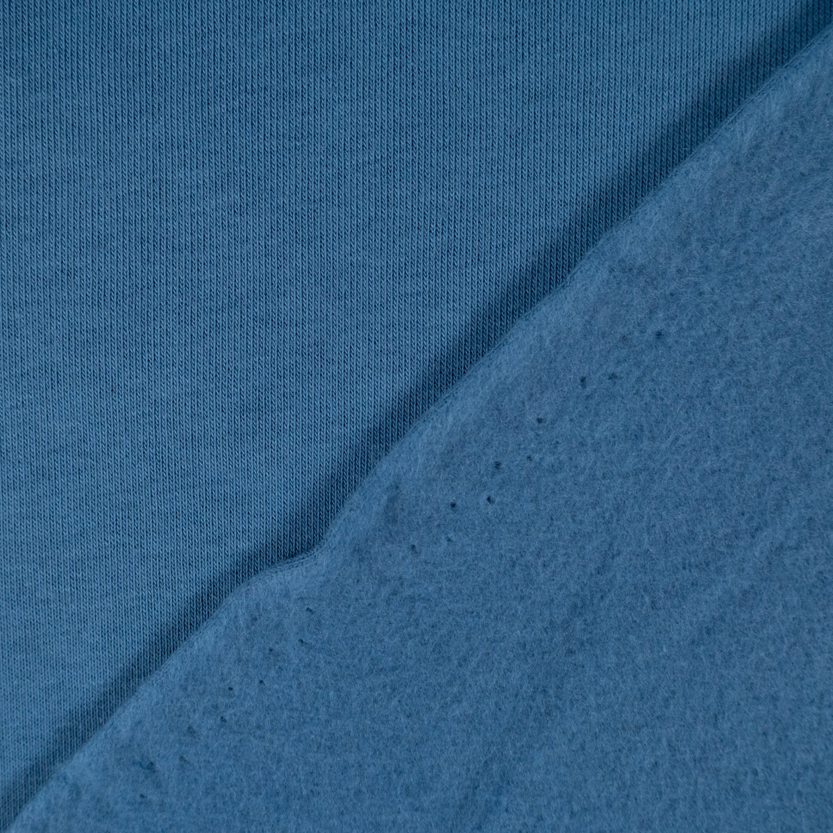 ikat-e-tissus-sweat-pais-bleu-coton-uni image 5