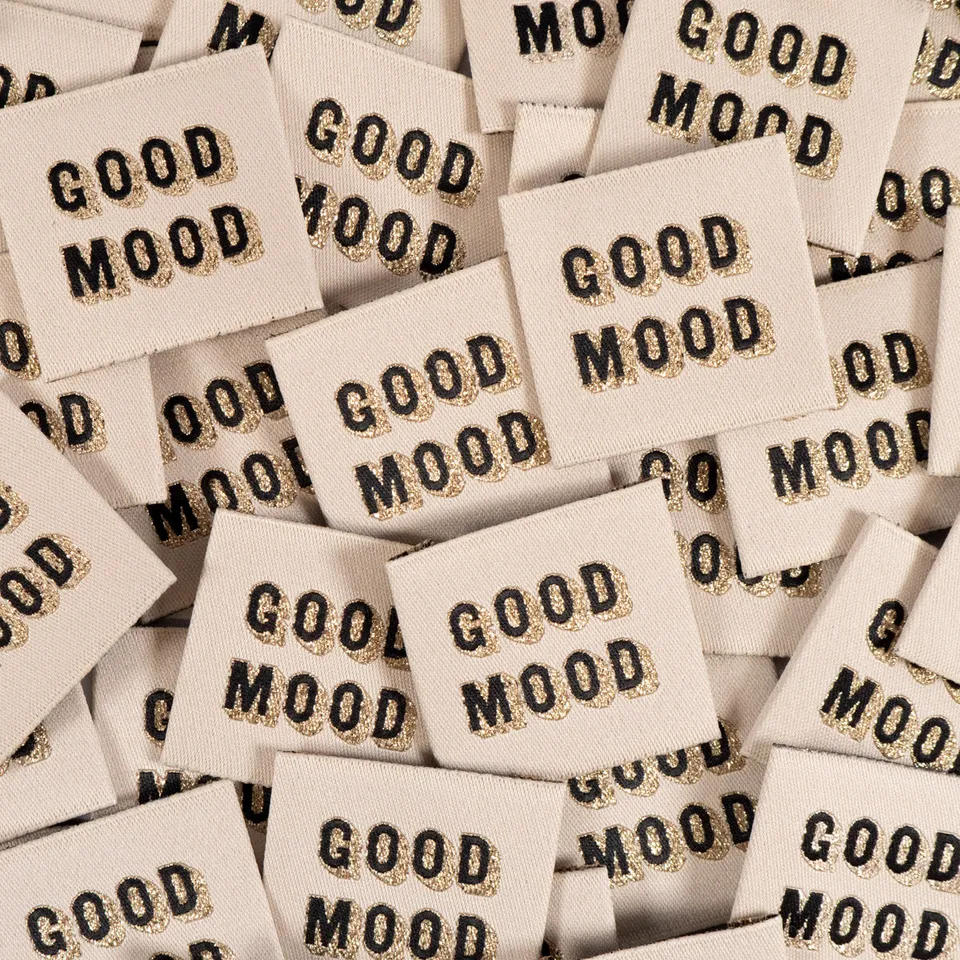 ikat-e-tiquettes-tiss-es-good-mood-x5-beige-lurex image 1