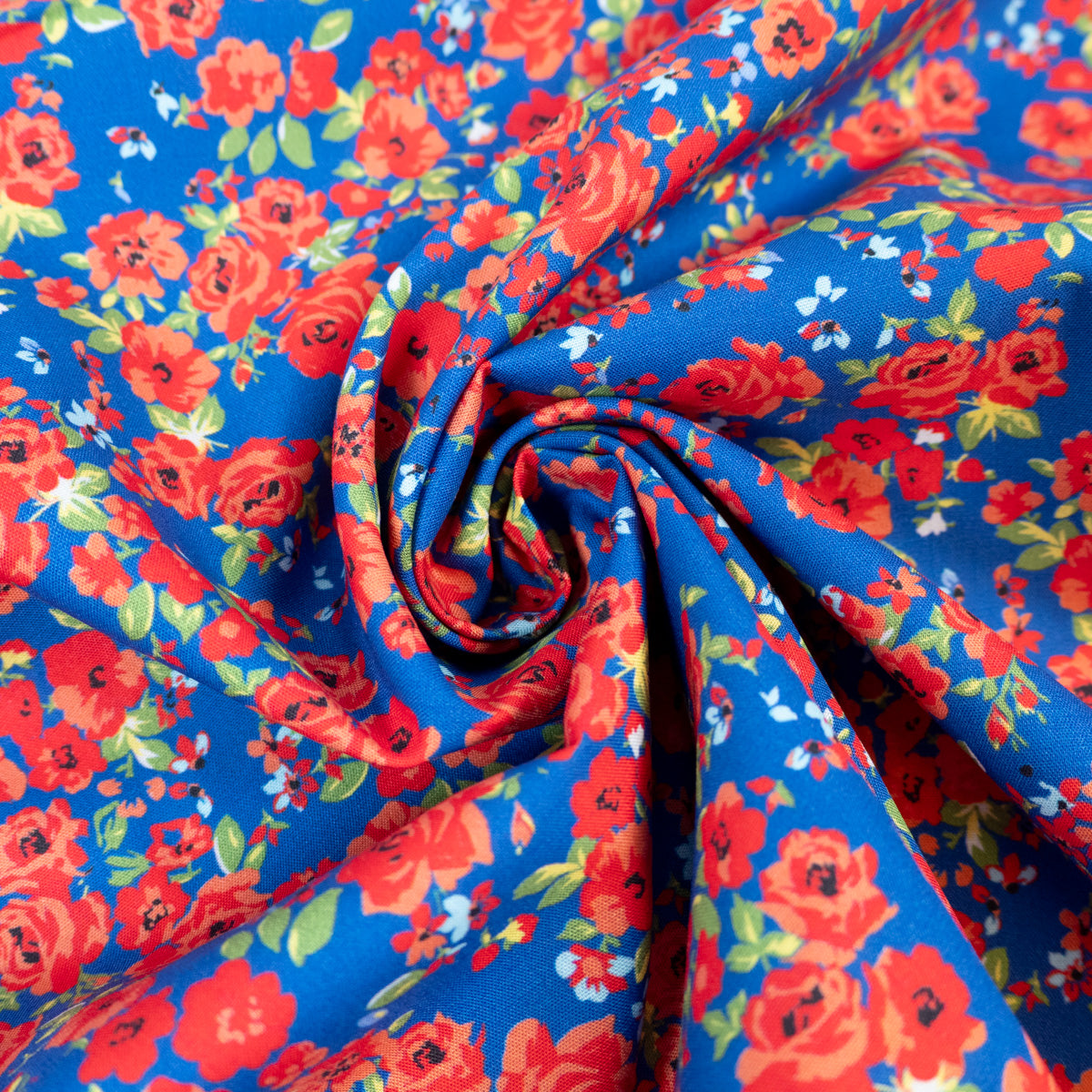 ikat-e-happy-flowers-coupon-popeline-coton-bleu-roi-fleurs image 4