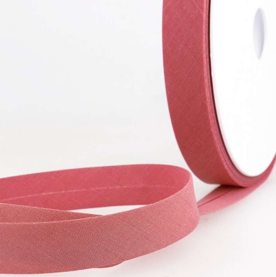 toutextile-biais-rose-poudr-biais-couture-20-mm-au-m-tre image 1