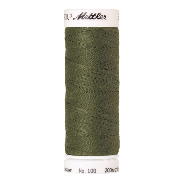 mettler-seralon-1210-fil-coudre-vert-khaki-200m image 1