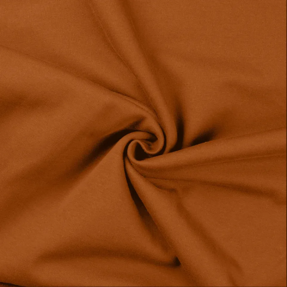ikat-e-tissus-sweat-gratt-tissu-caramel-96-coton image 1