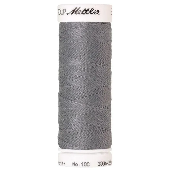 mettler-seralon-3501-fil-coudre-200-m-gris-polyester image 1