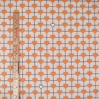 ikat-e-tissus-jersey-bio-arty-hearts-rose-coeurs image 6