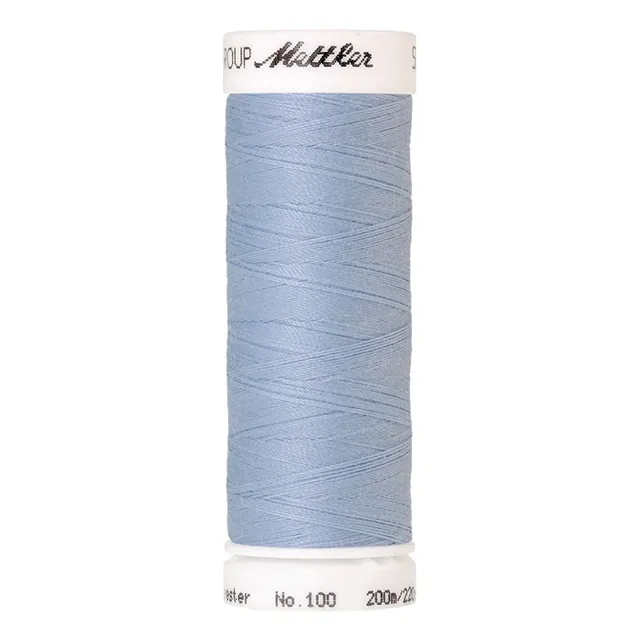 mettler-seralon-fil-coudre-200m-271-bleu-polyester image 1
