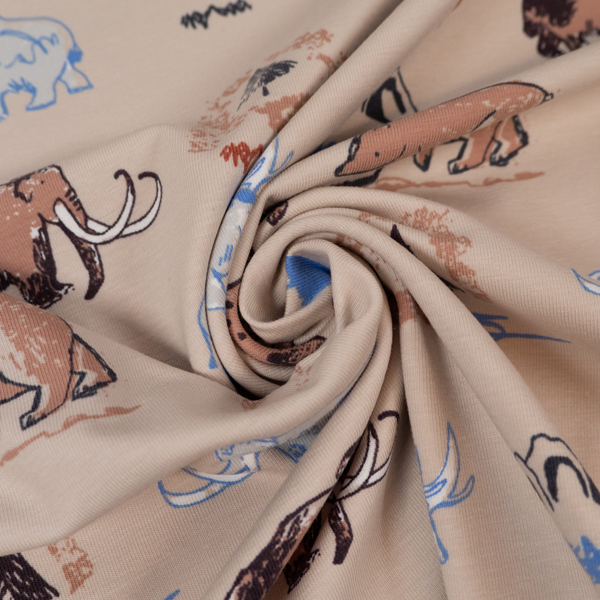 ikat-e-tissu-jersey-pr-historique-ivoire-dinosaure-enfant image 3