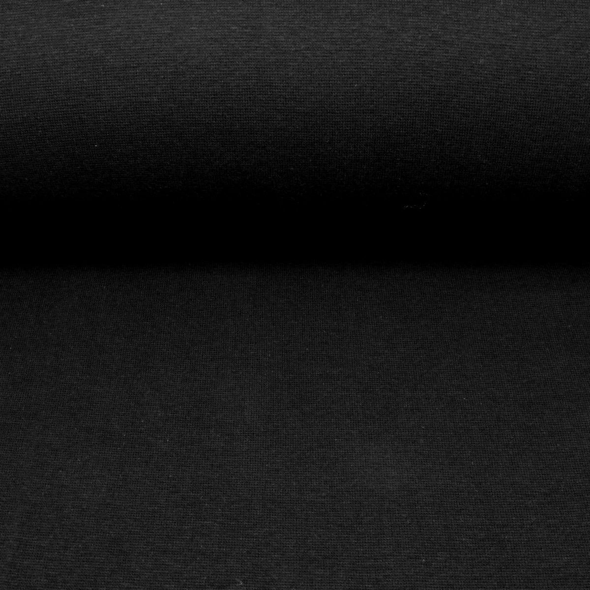 ikat-e-bord-c-te-tissu-maille-noir-coton-extensible-235-g image 1