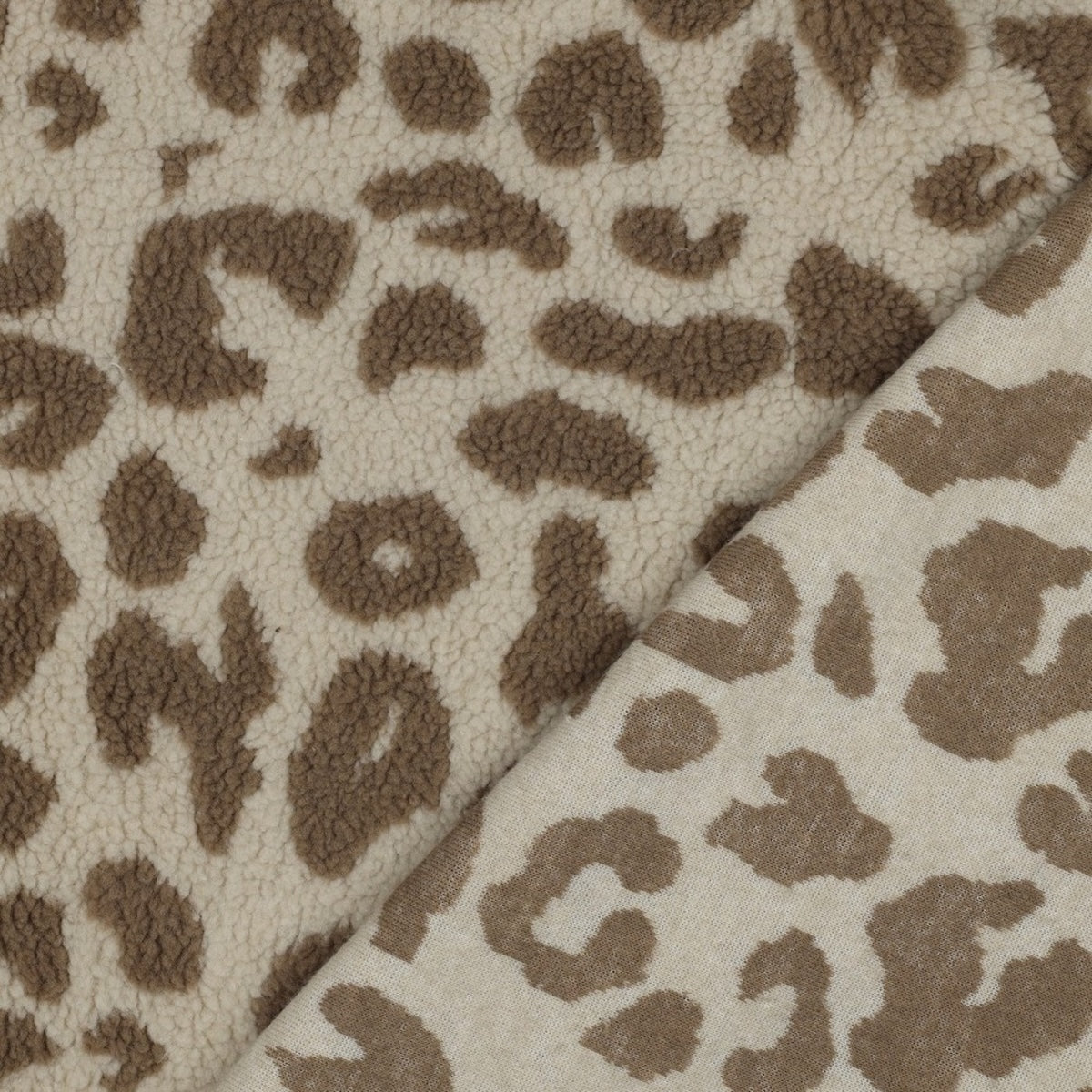 ikat-e-tissus-teddy-jacquard-tissu-l-opard-cru-taupe image 4