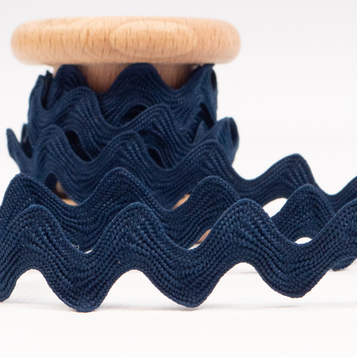 ikat-e-mercerie-ruban-croquet-bleu-marine-15-mm-m-tre image 2