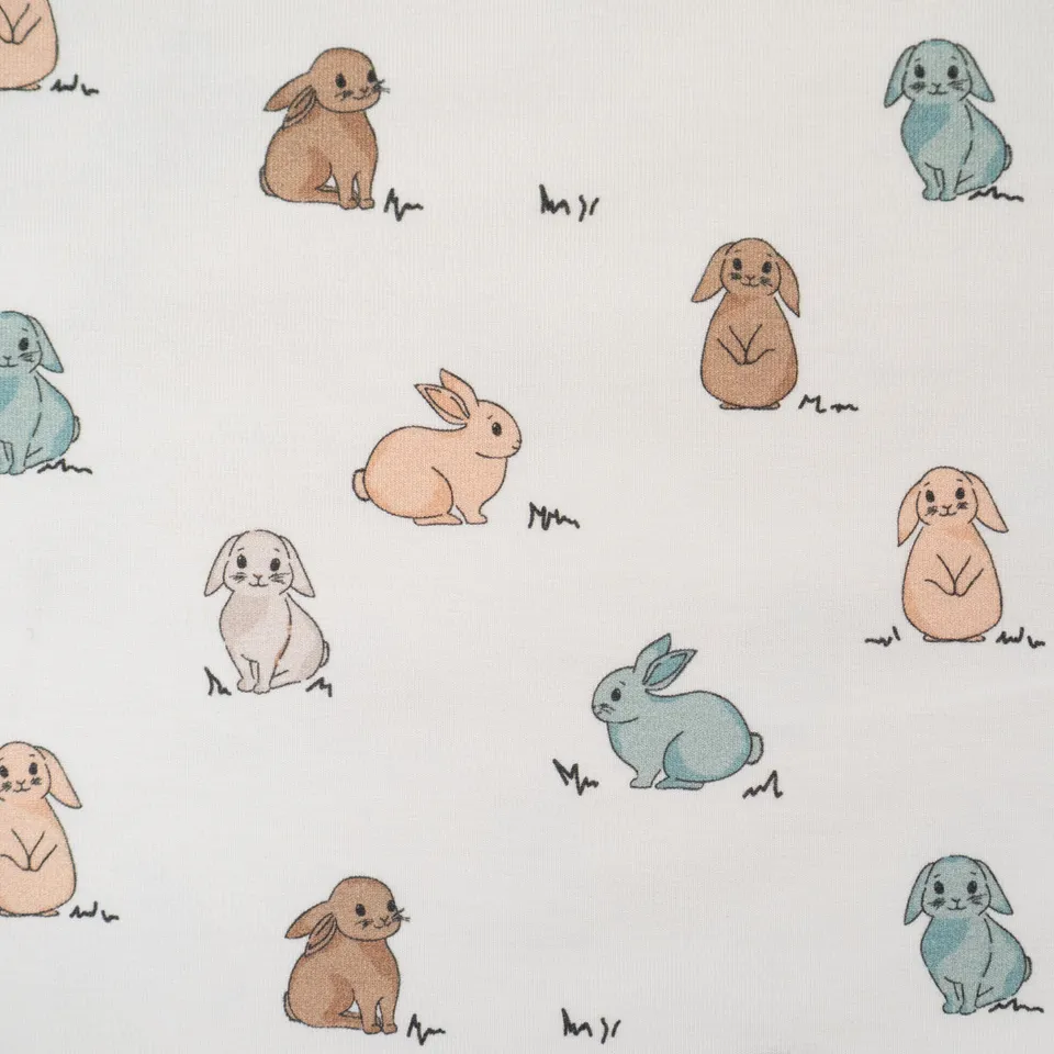 ikat-e-jersey-bio-stretch-bunnies-blanc-cass-lapins image 1