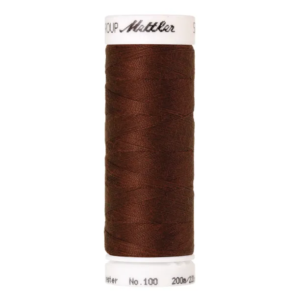 ikat-e-mercerie-fil-mettler-seralon-278-marron-200-m image 1