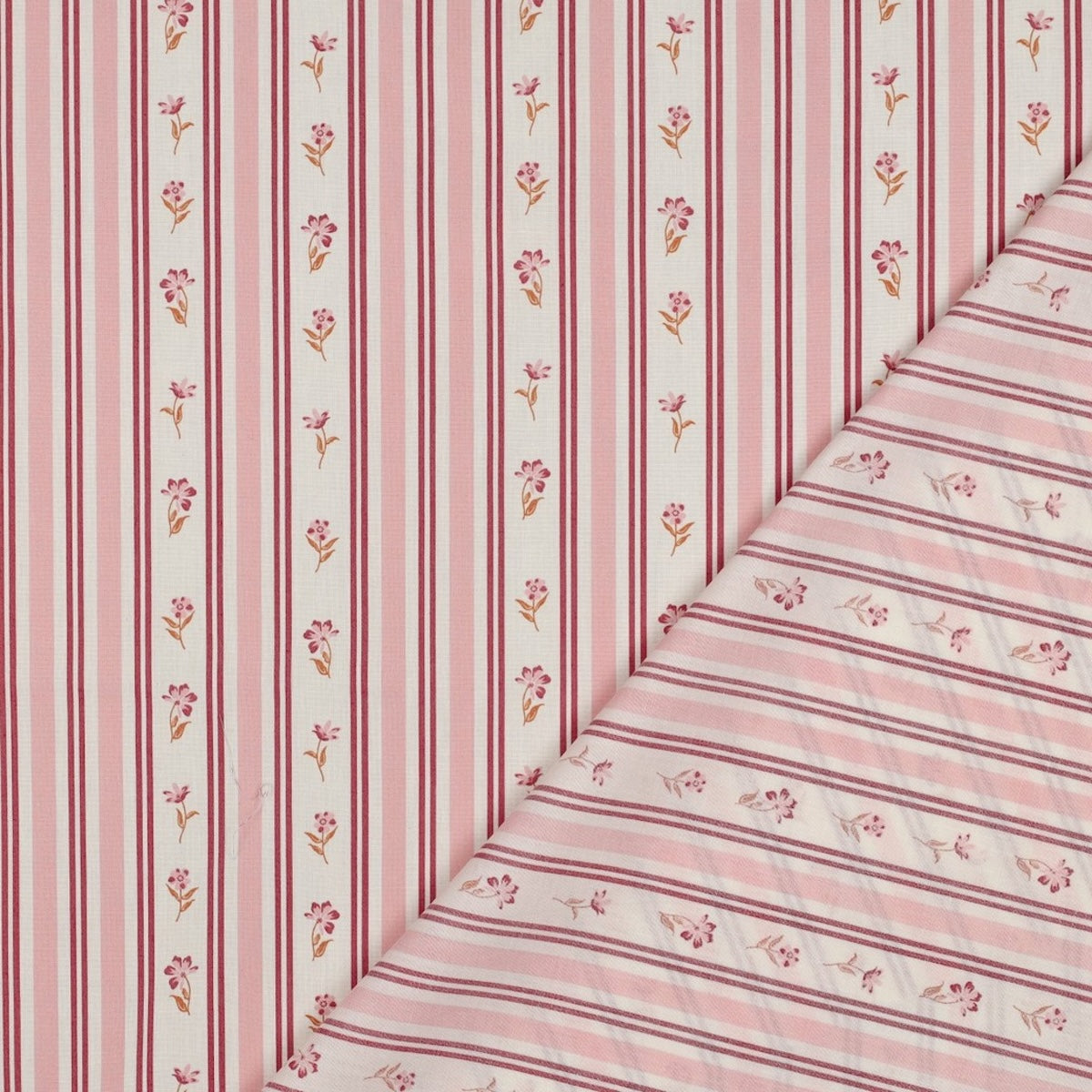 ikat-e-tissus-jardin-d-elisabeth-popeline-rose-fleurs image 4
