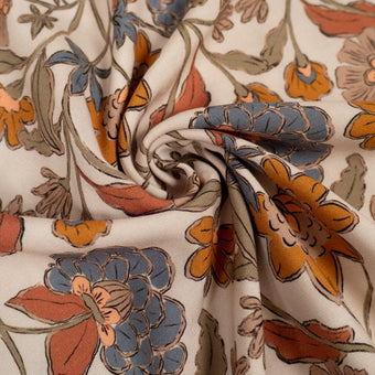 ikat-e-jaipur-tissu-viscose-beige-floral-opaque image 7