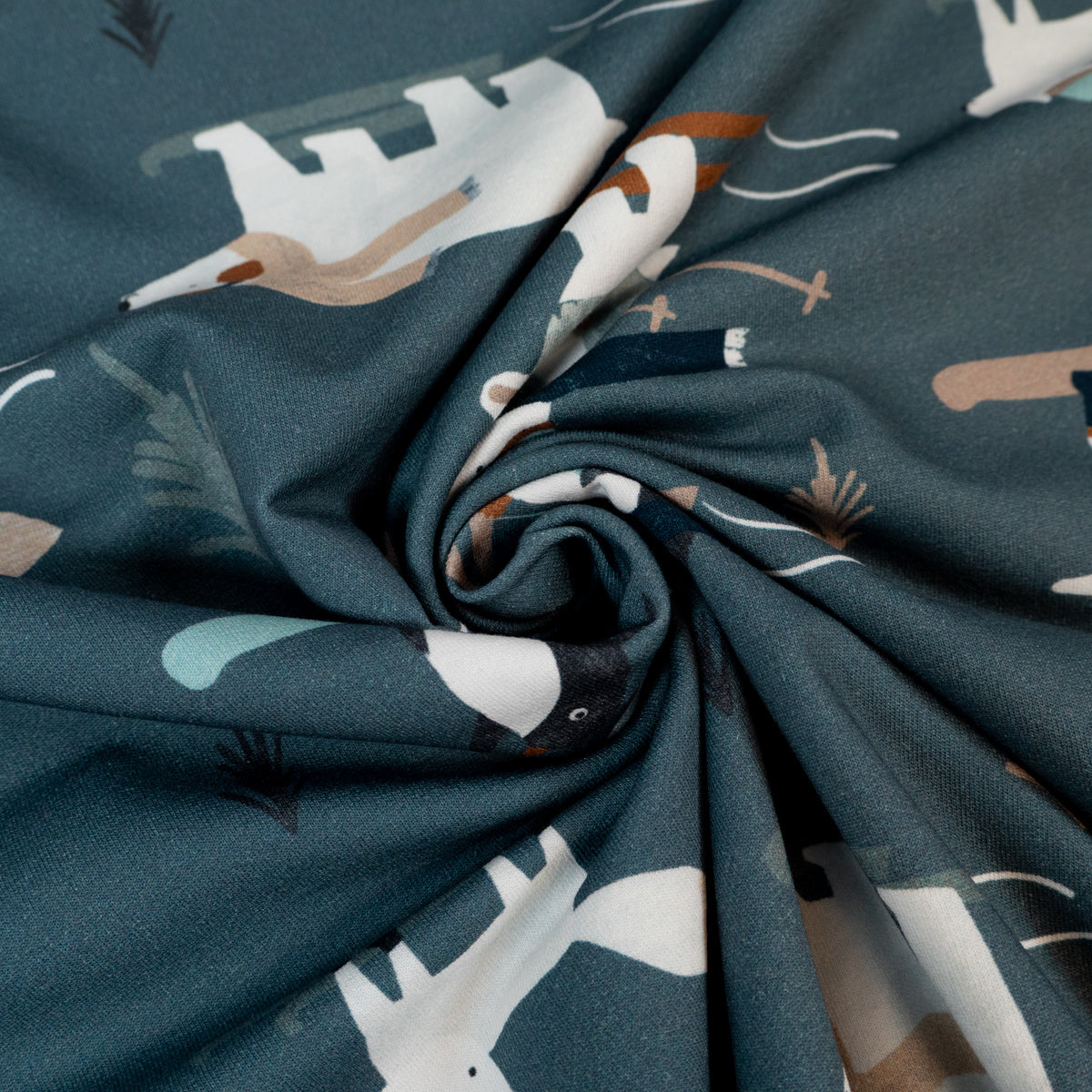 ikat-e-french-terry-animaux-ski-p-trole-sweat image 5