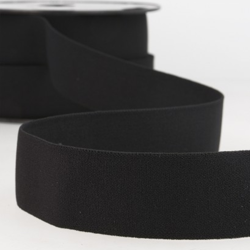 ikat-e-mercerie-lastique-boxer-noir-25mm-d-coratif-ceinture image 1