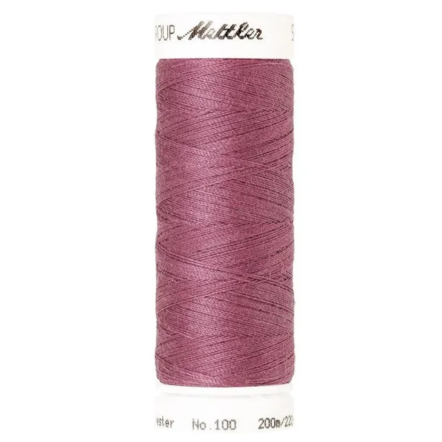 mettler-seralon-fil-coudre-200m-1064-bois-de-rose-polyester image 1