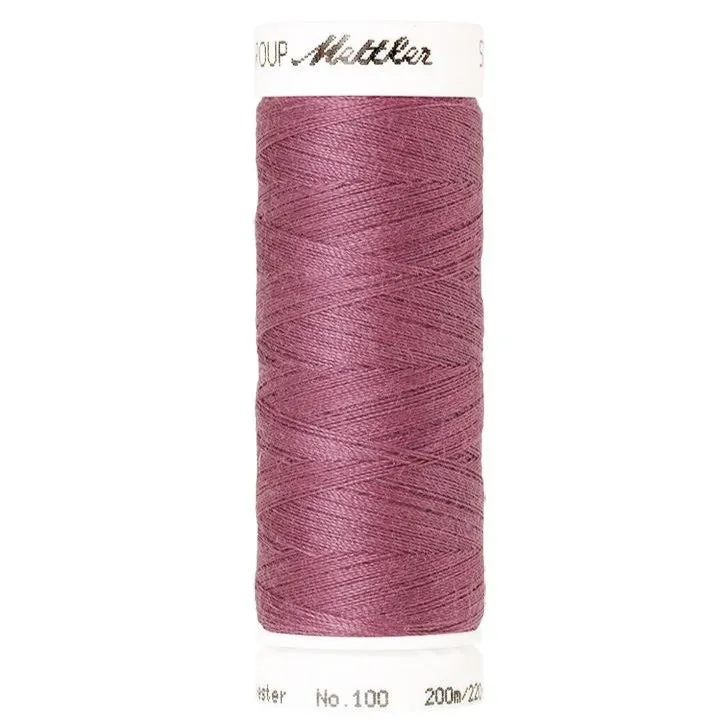 mettler-seralon-fil-coudre-200m-1064-bois-de-rose-polyester image 1