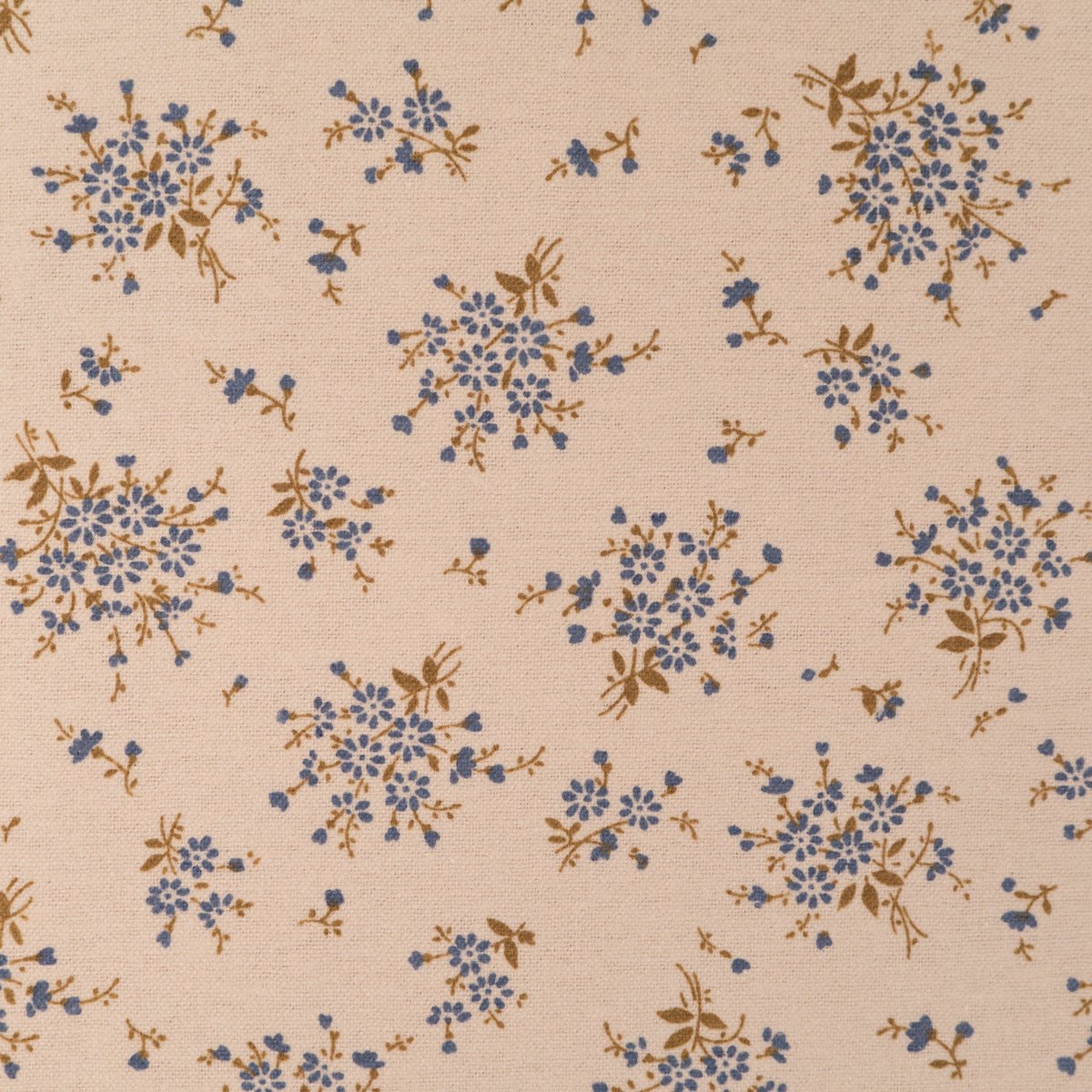 ikat-e-tissus-bouquets-de-gard-nias-tissu-flanelle-beige image 2