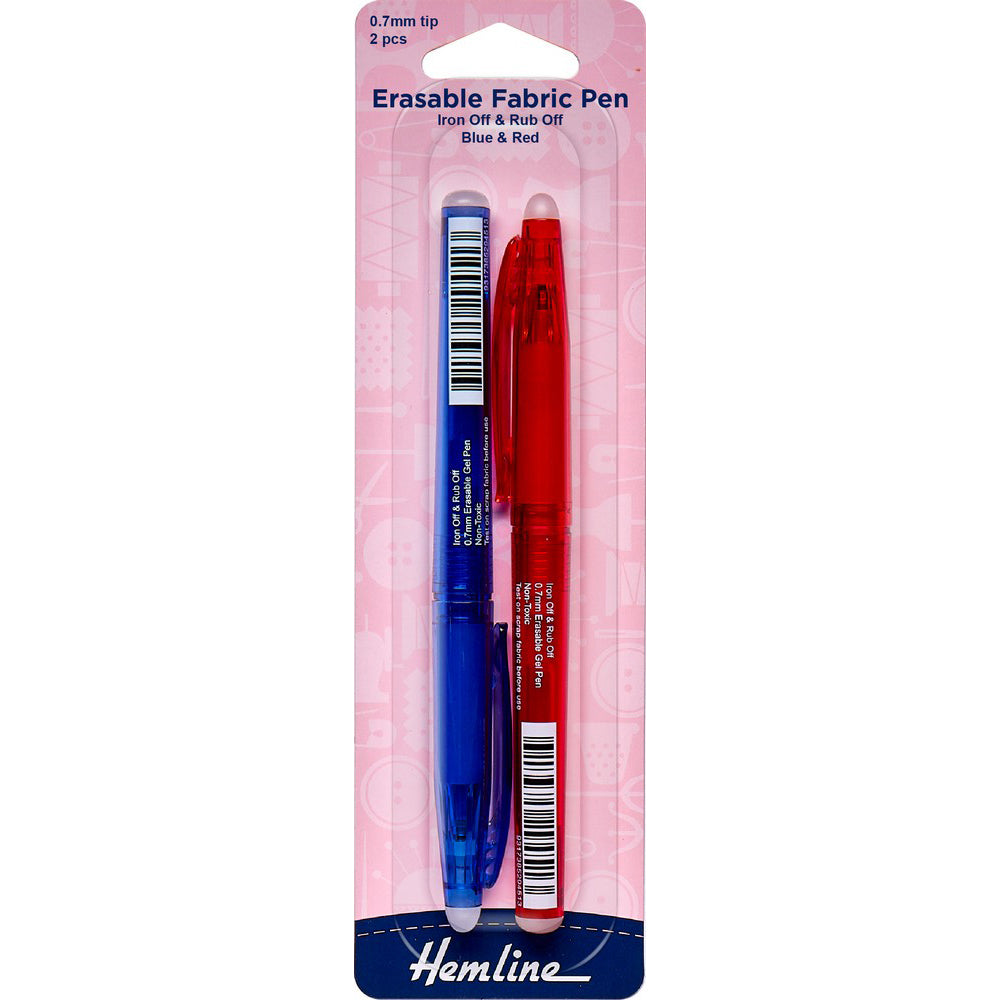 ikat-e-mercerie-stylo-textile-effa-able-rouge-et-bleu-x2 image 1