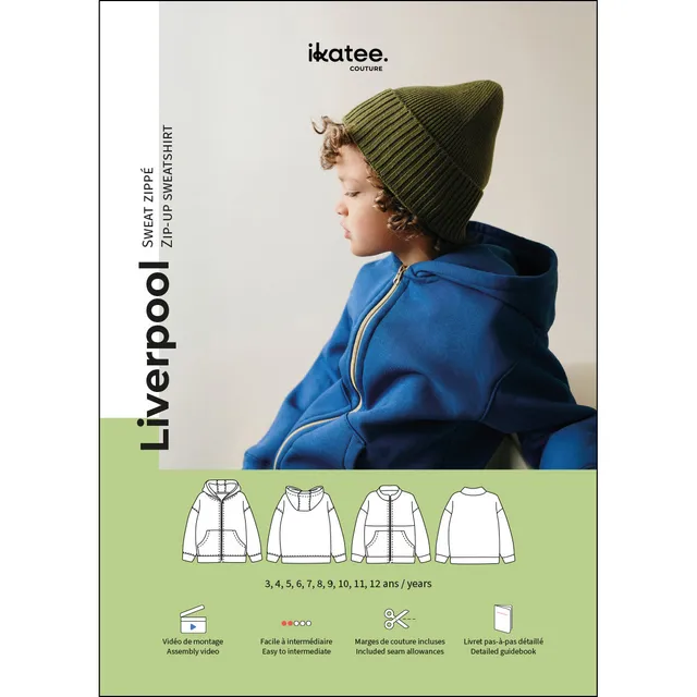 ikat-e-liverpool-sweat-zipp-enfant-pochette-3-12-ans-capuche image 1