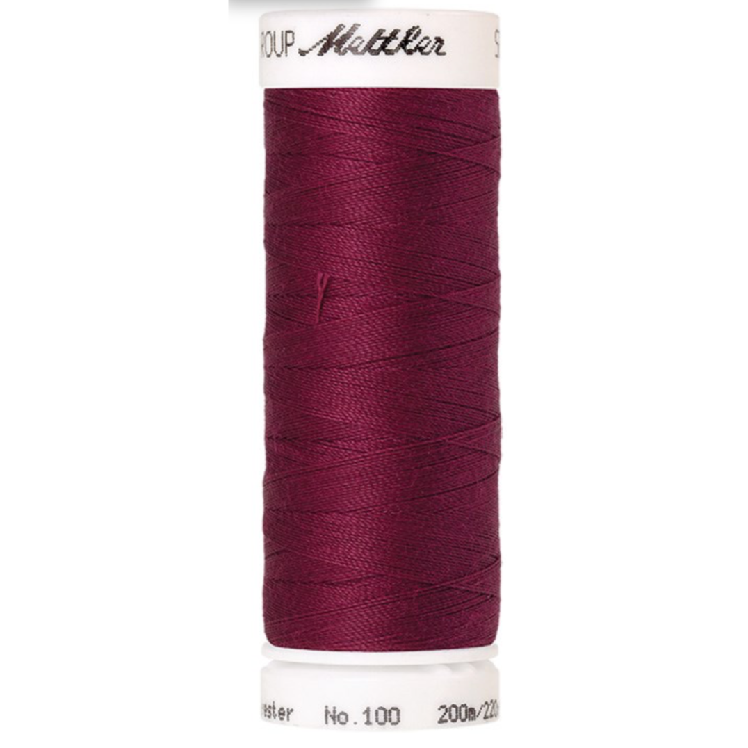 mettler-seralon-fil-coudre-rouge-grenat-869-200-m image 1