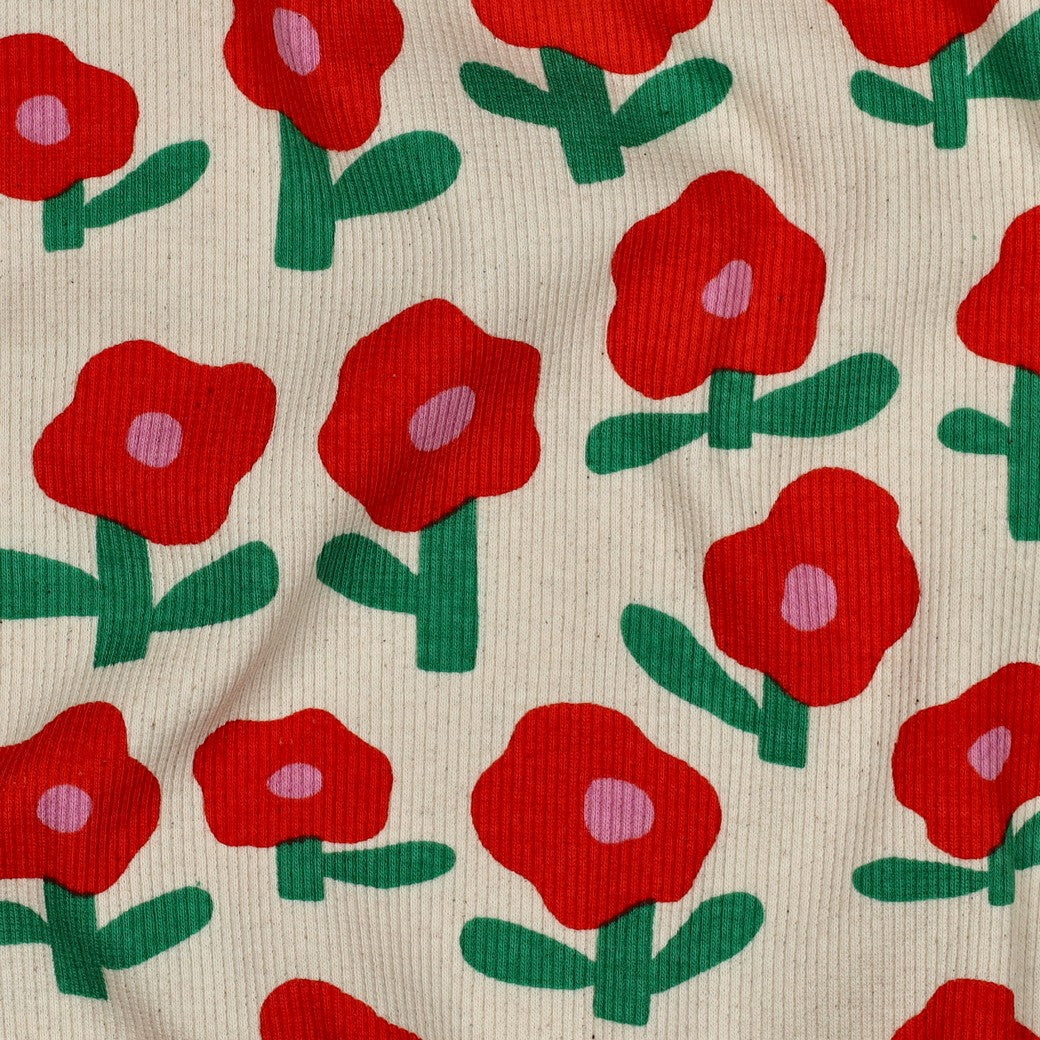 ikat-e-jersey-c-tel-gots-flower-pop-cru-au-m-tre image 1