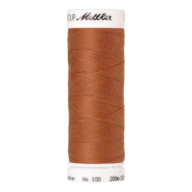 mettler-seralon-1053-fil-coudre-noisette-200-m-polyester image 1
