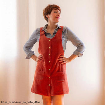 ikat-e-toronto-duo-robe-femme-enfant-pochette-poches image 5