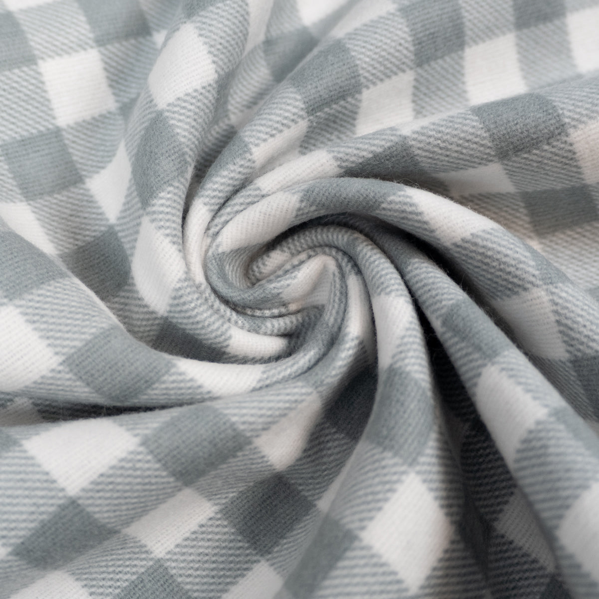ikat-e-tissus-flanelle-vichy-blanc-vert-sauge-tissu-carreaux image 6