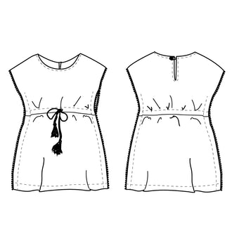 ikat-e-patron-robe-enfant-capri-pdf-3-8-ans-kurta-facile image 2