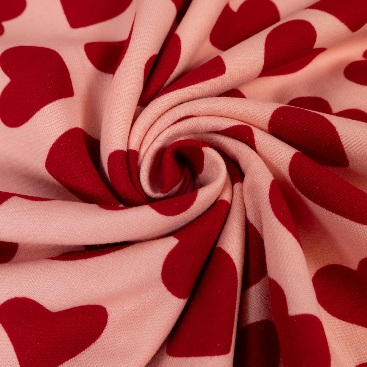 ikat-e-tissus-tissu-sweat-c-urs-rose-et-rouge-au-m-tre image 2