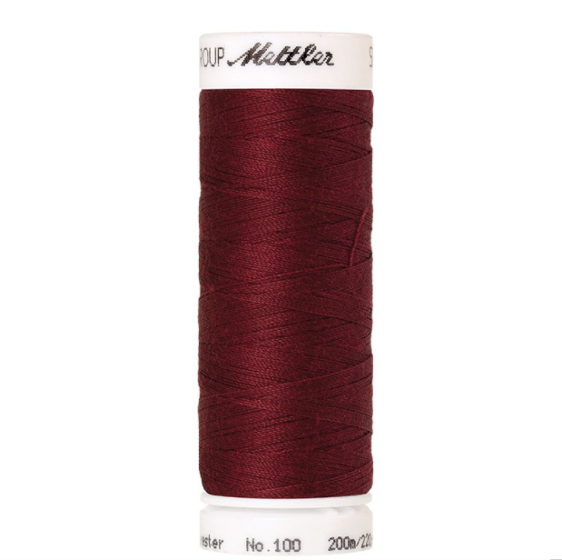 mettler-seralon-918-fil-coudre-bordeaux-200-m-polyester image 1