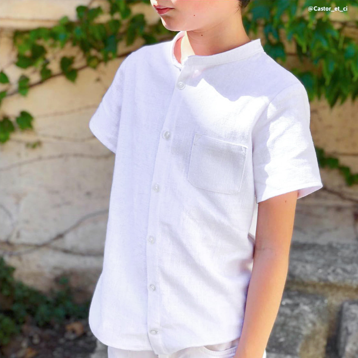 ikat-e-paris-kids-chemise-enfant-pdf-3-12-ans-col-officier image 1
