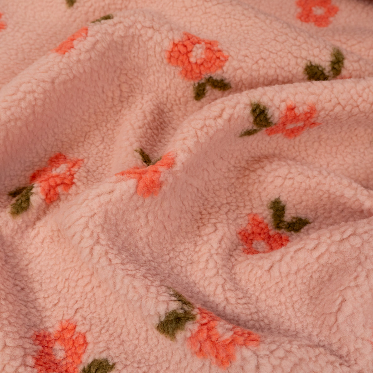 ikat-e-tissu-teddy-jacquard-fleurettes-tissu-rose-fleurs image 4
