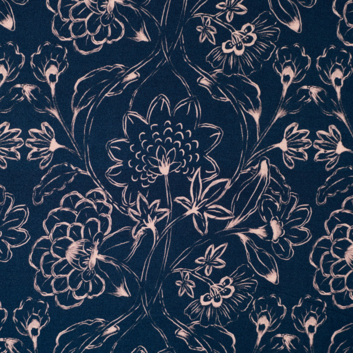 ikat-e-tissus-coupon-viscose-jaipur-encre-35-cm image 5