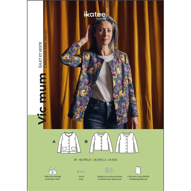 ikat-e-vic-mum-patron-gilet-et-veste-femme-pochette image 1