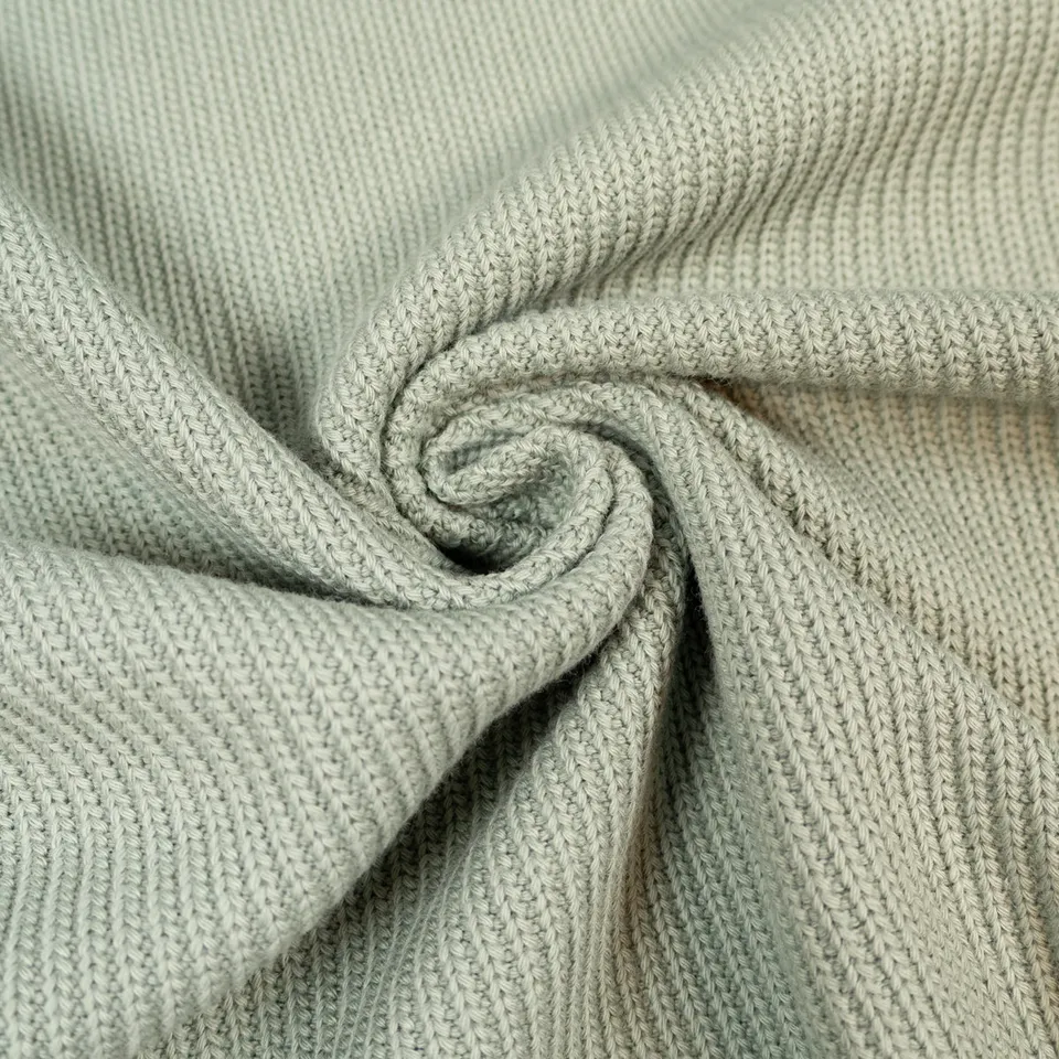 ikat-e-tissus-maille-tricot-e-gris-vert-pull-l-ger image 1