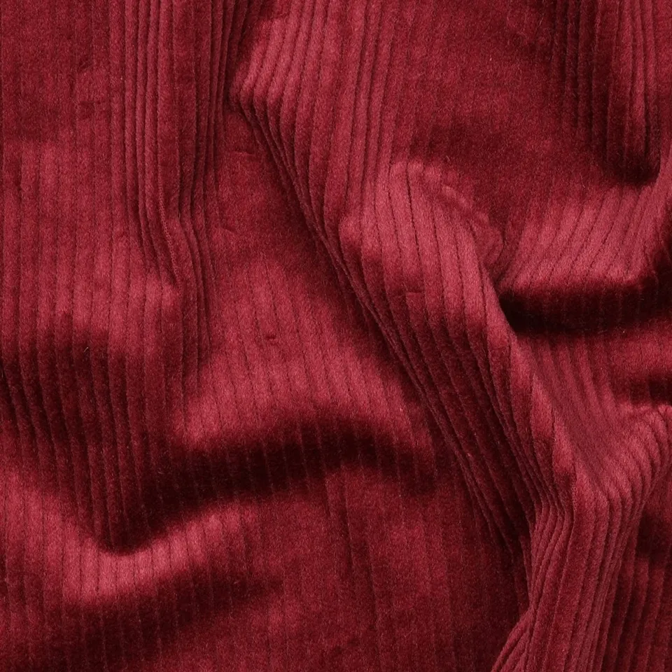 ikat-e-tissus-velours-moyennes-c-tes-6w-bordeaux image 1