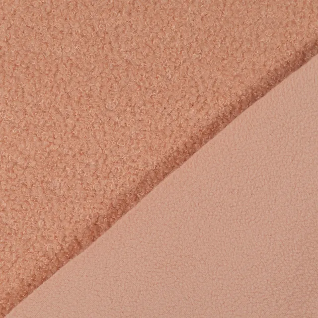 ikatee-tissu-teddy-polaire-rose-poudre-sherpa image 1