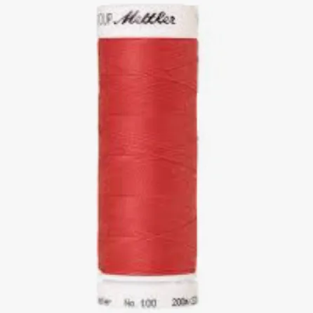 mettler-seralon-89-fil-coudre-rouge-200m-polyester image 1